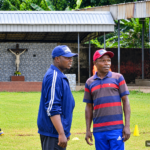 Rising Star FC coaching staff preparing for their final Group D match against Dynamic FA in the Anambra State League 2026.