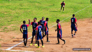 Rising Star FC players during the Anambra State League 2026.